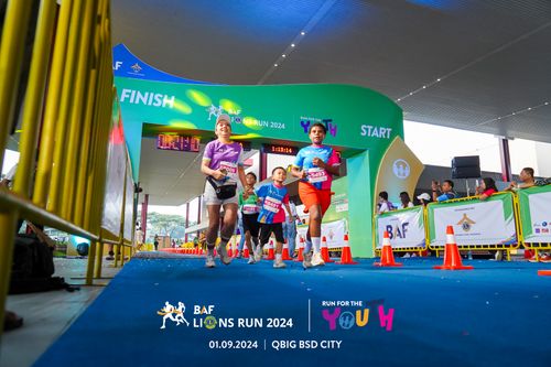 Race photo from BAF LIONS RUN 2024