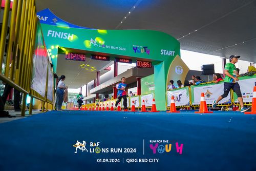 Race photo from BAF LIONS RUN 2024