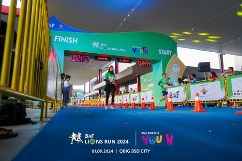 Race photo from BAF LIONS RUN 2024