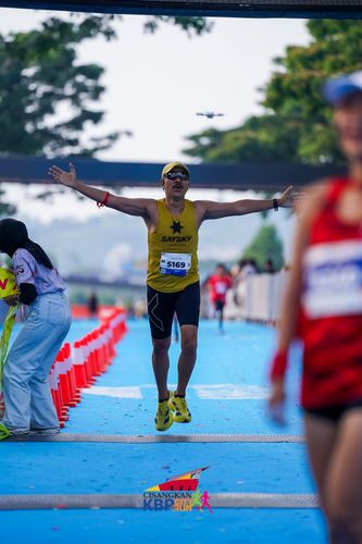 Race photo from CISANGKAN KBP CITY RUN 2025