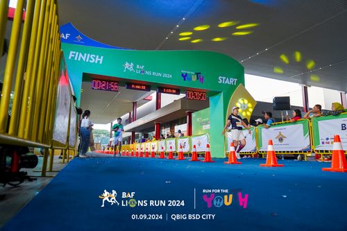 Race photo from BAF LIONS RUN 2024