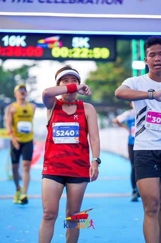 Race photo from CISANGKAN KBP CITY RUN 2025