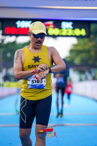 Race photo from CISANGKAN KBP CITY RUN 2025