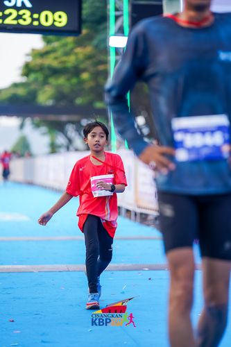 Race photo from CISANGKAN KBP CITY RUN 2025