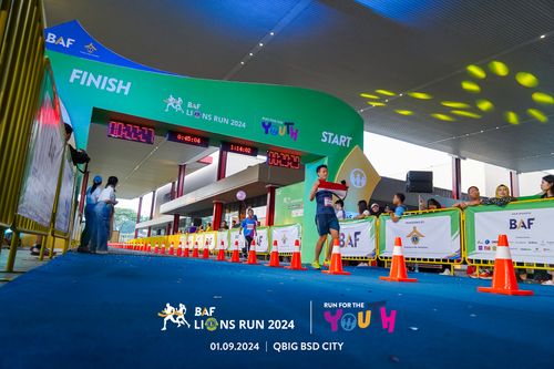 Race photo from BAF LIONS RUN 2024