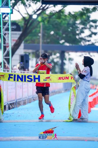 Race photo from CISANGKAN KBP CITY RUN 2025