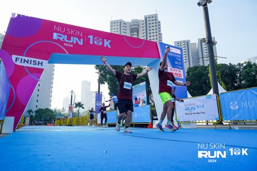 Race photo from Nu Skin Run 10K