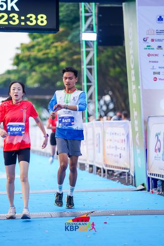 Race photo from CISANGKAN KBP CITY RUN 2025