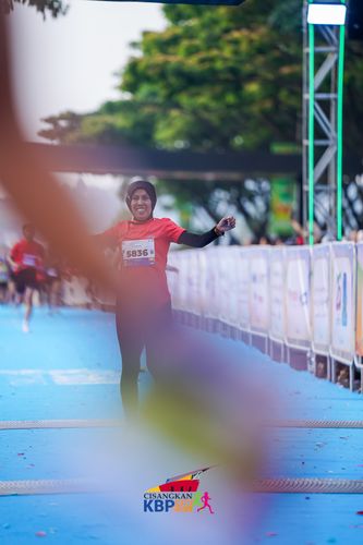 Race photo from CISANGKAN KBP CITY RUN 2025