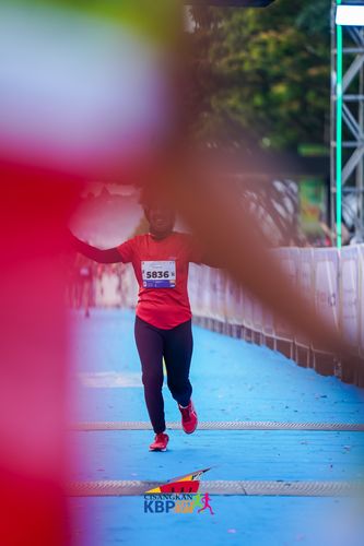 Race photo from CISANGKAN KBP CITY RUN 2025