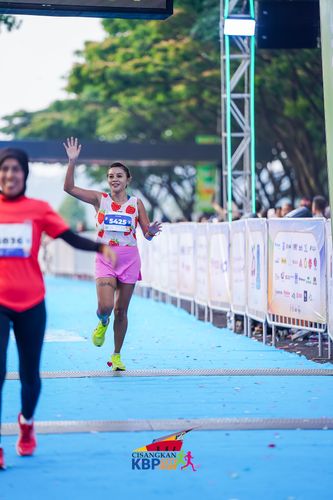 Race photo from CISANGKAN KBP CITY RUN 2025