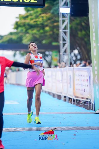 Race photo from CISANGKAN KBP CITY RUN 2025