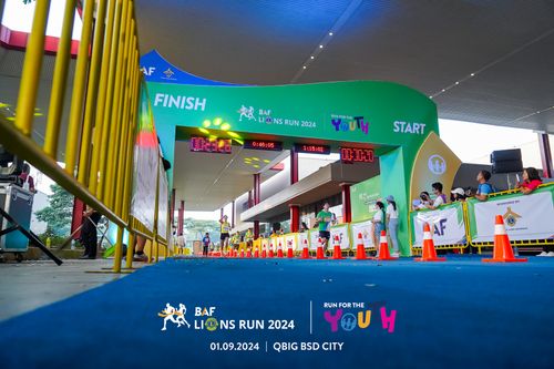 Race photo from BAF LIONS RUN 2024