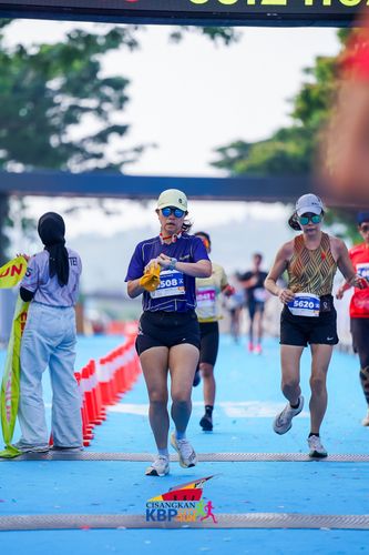 Race photo from CISANGKAN KBP CITY RUN 2025