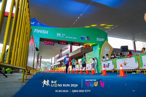 Race photo from BAF LIONS RUN 2024