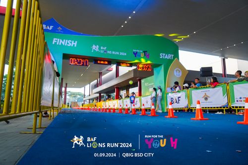 Race photo from BAF LIONS RUN 2024