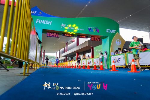 Race photo from BAF LIONS RUN 2024