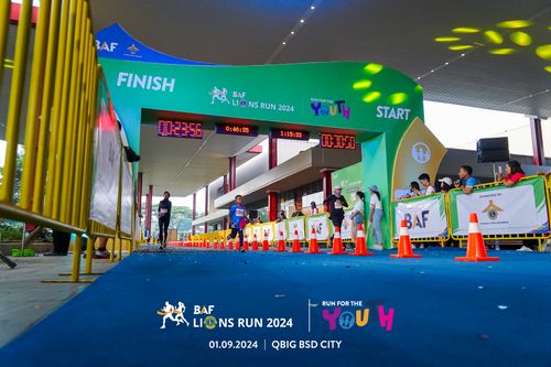 Race photo from BAF LIONS RUN 2024