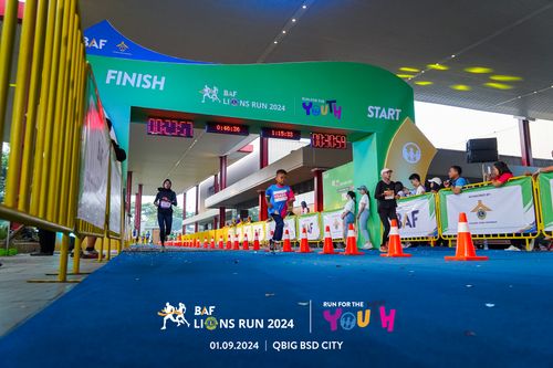 Race photo from BAF LIONS RUN 2024