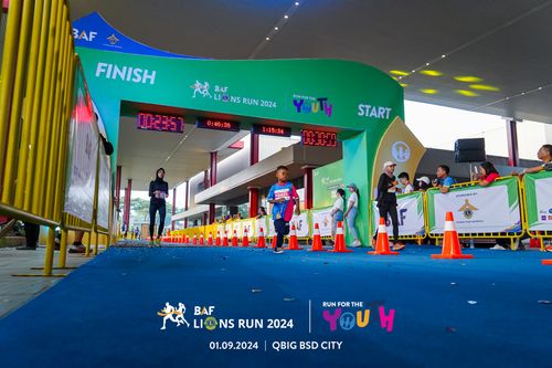 Race photo from BAF LIONS RUN 2024