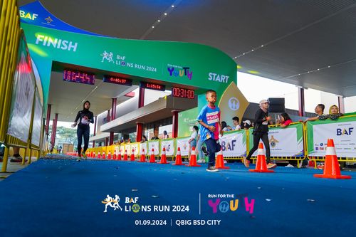 Race photo from BAF LIONS RUN 2024