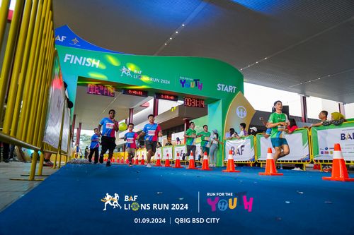Race photo from BAF LIONS RUN 2024