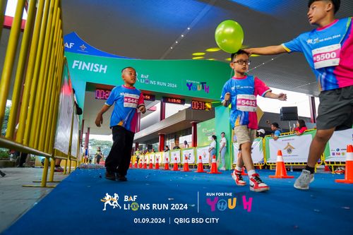 Race photo from BAF LIONS RUN 2024