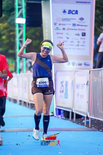 Race photo from CISANGKAN KBP CITY RUN 2025