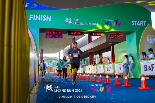 Race photo from BAF LIONS RUN 2024