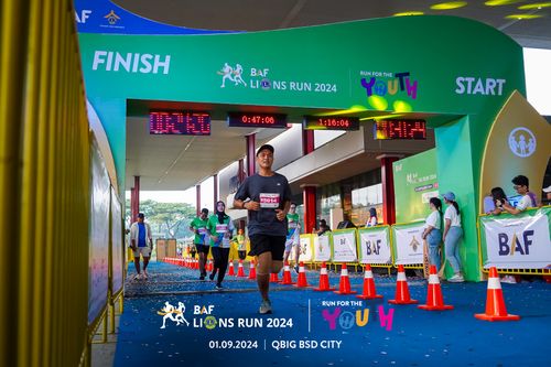 Race photo from BAF LIONS RUN 2024