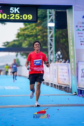 Race photo from CISANGKAN KBP CITY RUN 2025
