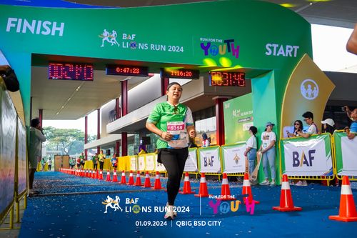 Race photo from BAF LIONS RUN 2024