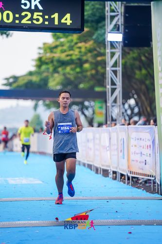 Race photo from CISANGKAN KBP CITY RUN 2025
