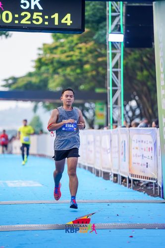 Race photo from CISANGKAN KBP CITY RUN 2025