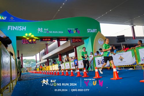 Race photo from BAF LIONS RUN 2024