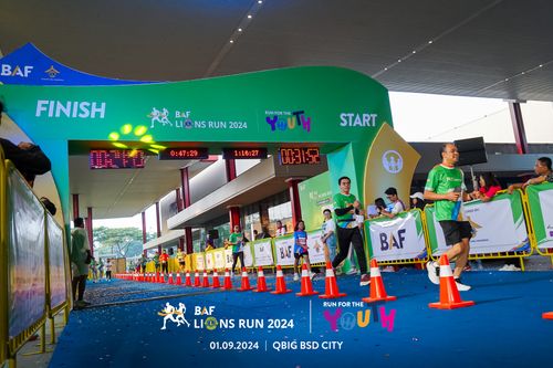 Race photo from BAF LIONS RUN 2024