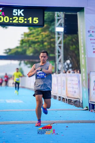 Race photo from CISANGKAN KBP CITY RUN 2025