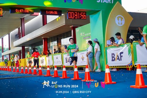 Race photo from BAF LIONS RUN 2024