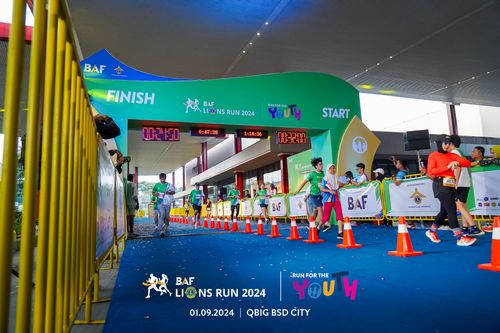 Race photo from BAF LIONS RUN 2024