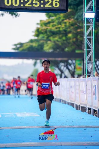 Race photo from CISANGKAN KBP CITY RUN 2025