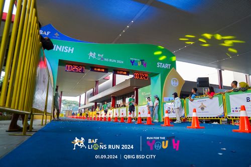 Race photo from BAF LIONS RUN 2024