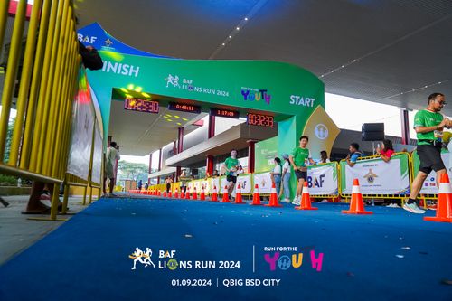 Race photo from BAF LIONS RUN 2024