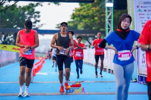Race photo from CISANGKAN KBP CITY RUN 2025