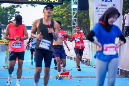 Race photo from CISANGKAN KBP CITY RUN 2025