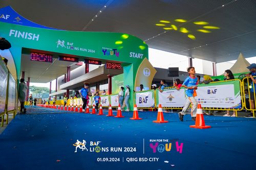 Race photo from BAF LIONS RUN 2024