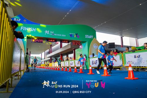 Race photo from BAF LIONS RUN 2024