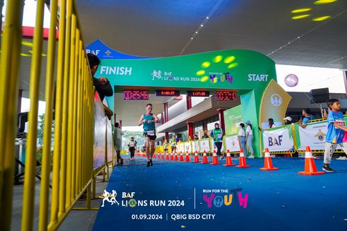 Race photo from BAF LIONS RUN 2024