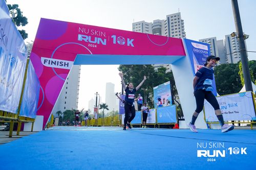 Race photo from Nu Skin Run 10K