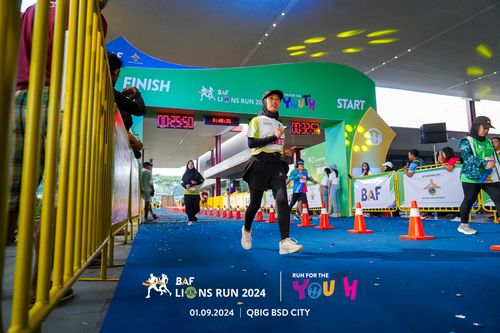 Race photo from BAF LIONS RUN 2024