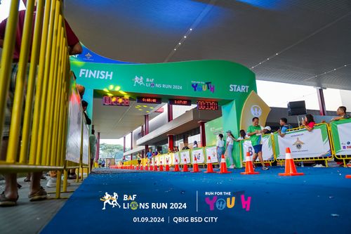 Race photo from BAF LIONS RUN 2024